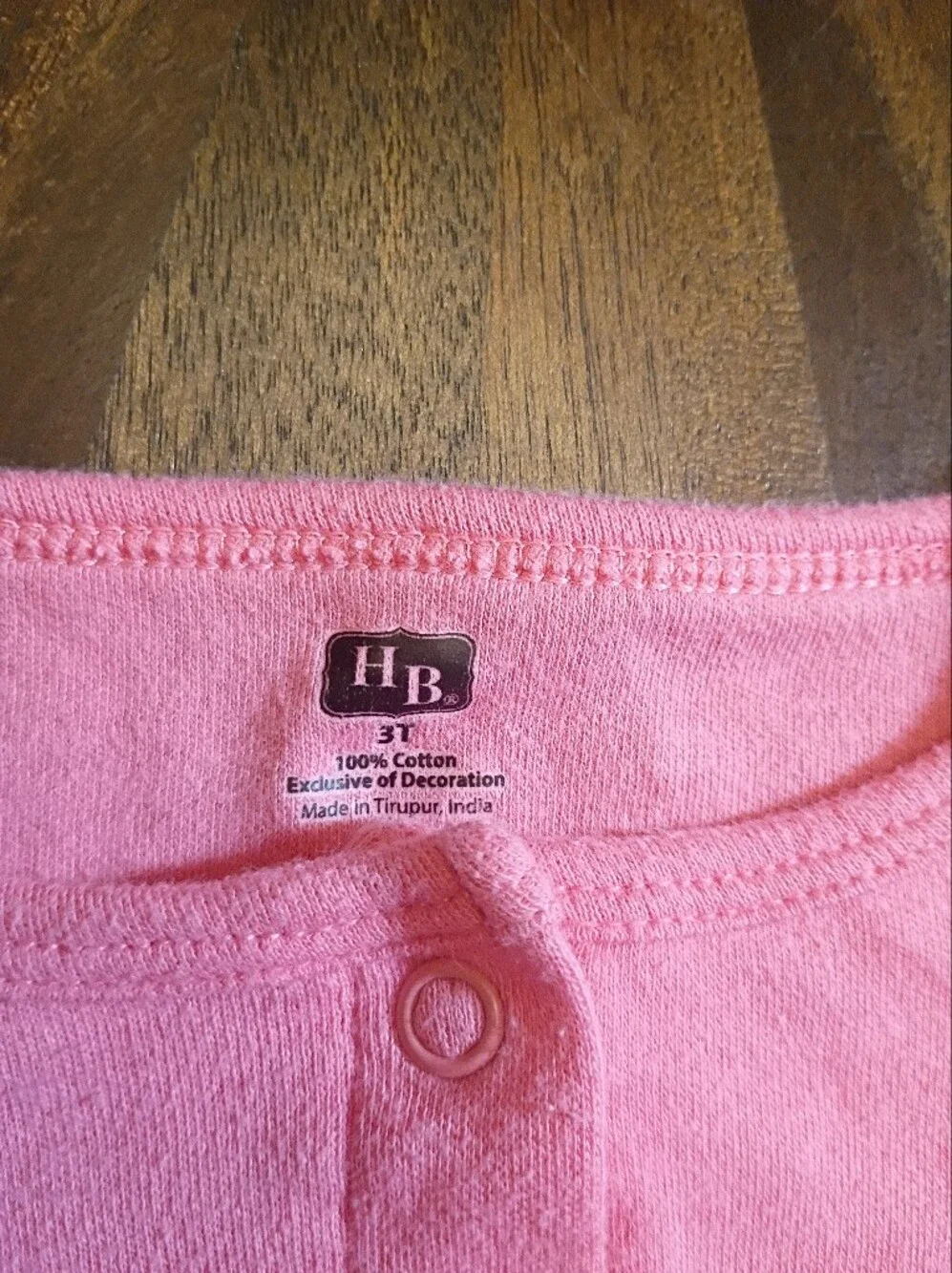 HB Baby Girls Pink Long Sleeve Snap Front Cardigan Sweater Size 3T Cotton - Picture 2 of 7
